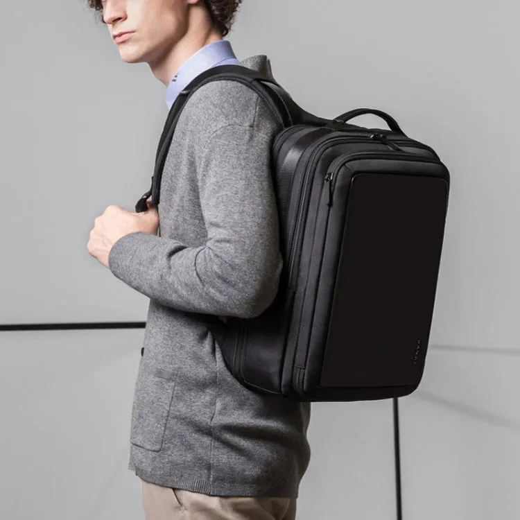 BANGE BG-S56 Waterproof Men'S Travel Backpack Large-Capacity Business Computer Backpack(Black)