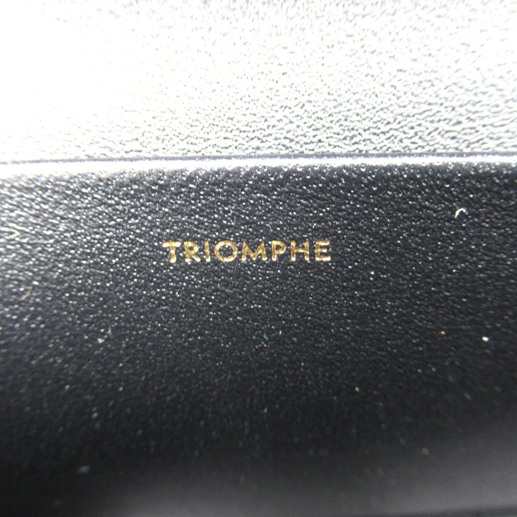 Celine ChainShoulder Black Calfskin [cowhide]