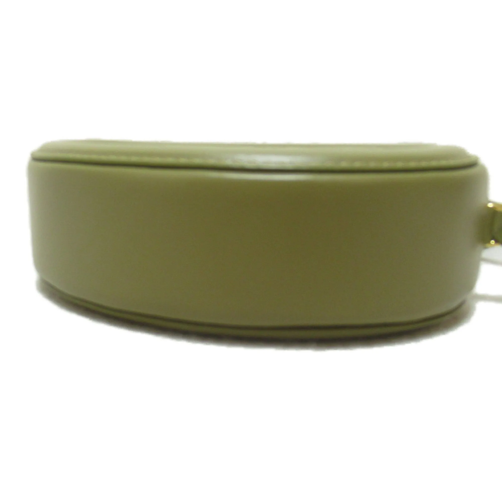 Celine Shoulder Bag Khaki Calfskin [cowhide]