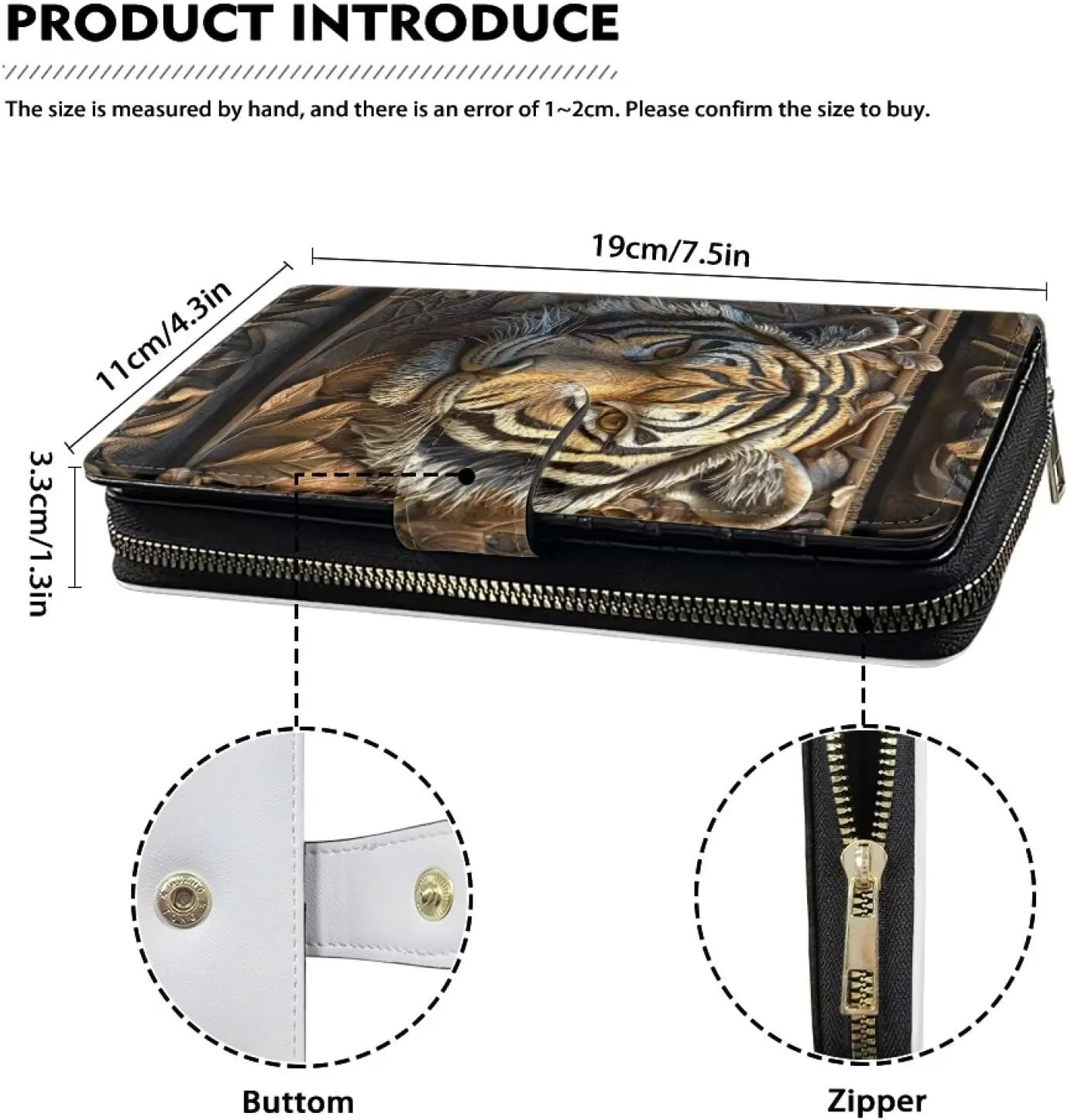COEQINE Ladies Wallets Pink Leopard Heart Black Printed Leather Phone Long Clutch Purses Check Coin Change Holder
