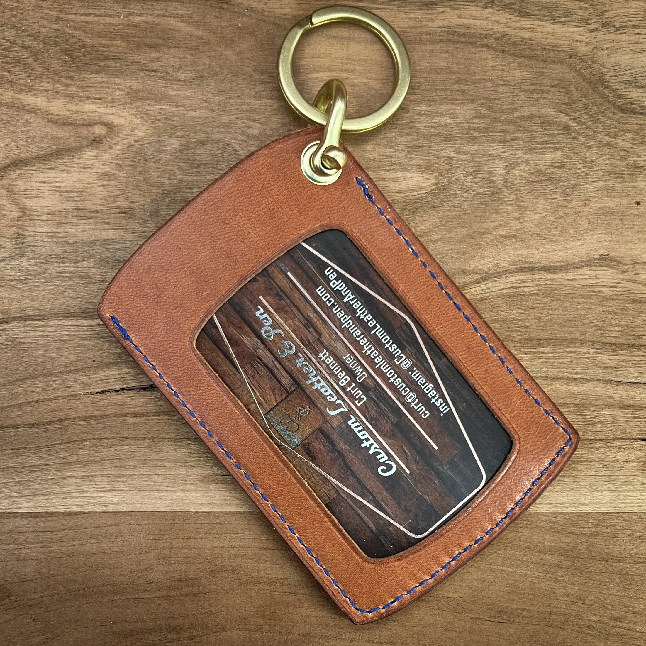 Compact Keychain Wallets in Horween Leather | Handmade to Order