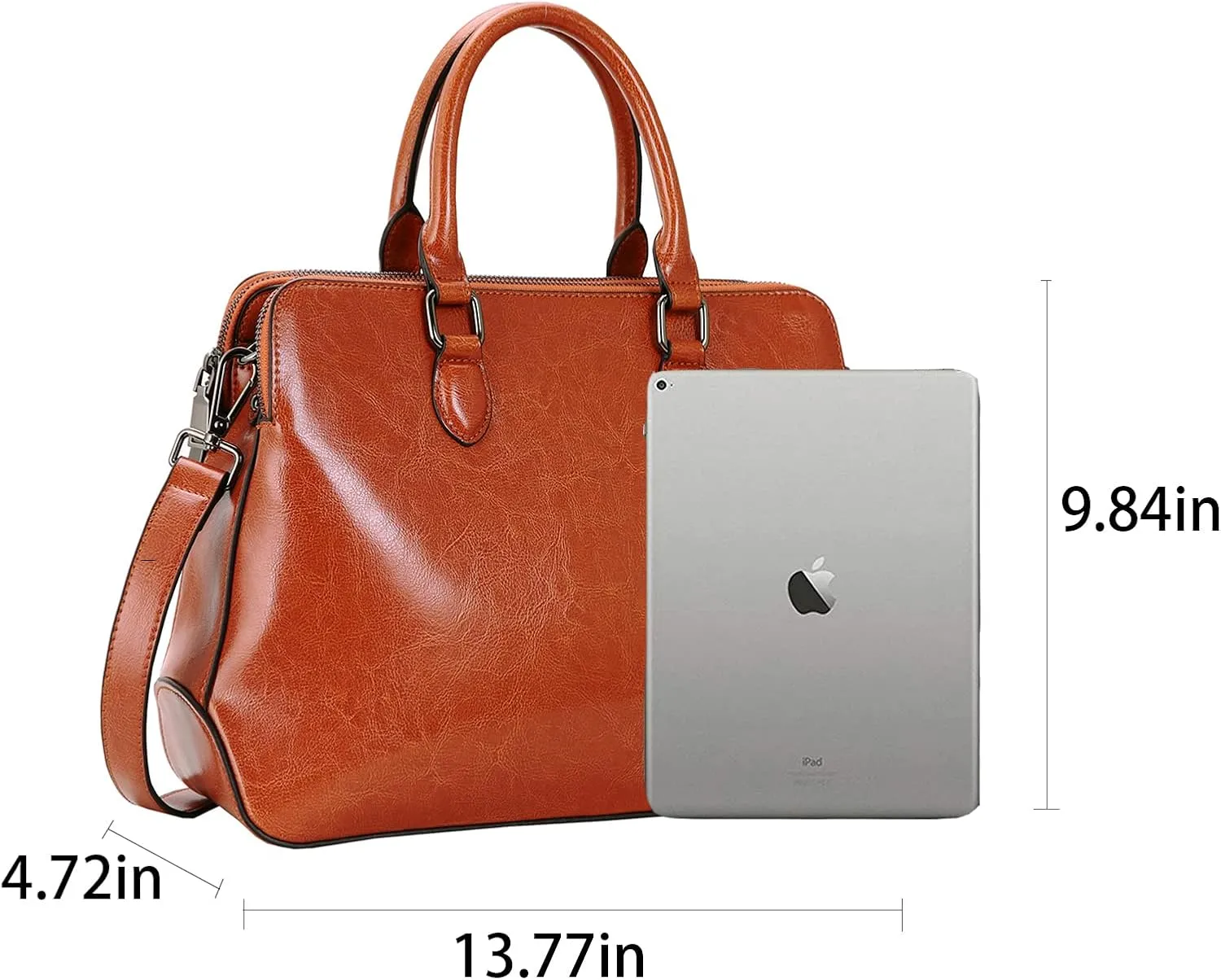 HESHE Genuine Leather Purses and Handbags for Women Tote Bags Shoulder Purses Crossbody Bag Top Handle Handbags