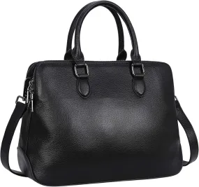 HESHE Genuine Leather Purses and Handbags for Women Tote Bags Shoulder Purses Crossbody Bag Top Handle Handbags