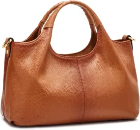 Kattee Leather Purses and Handbags for Women, Small Medium Crossbody Bags Trendy, Soft Shoulder Satchel Bags
