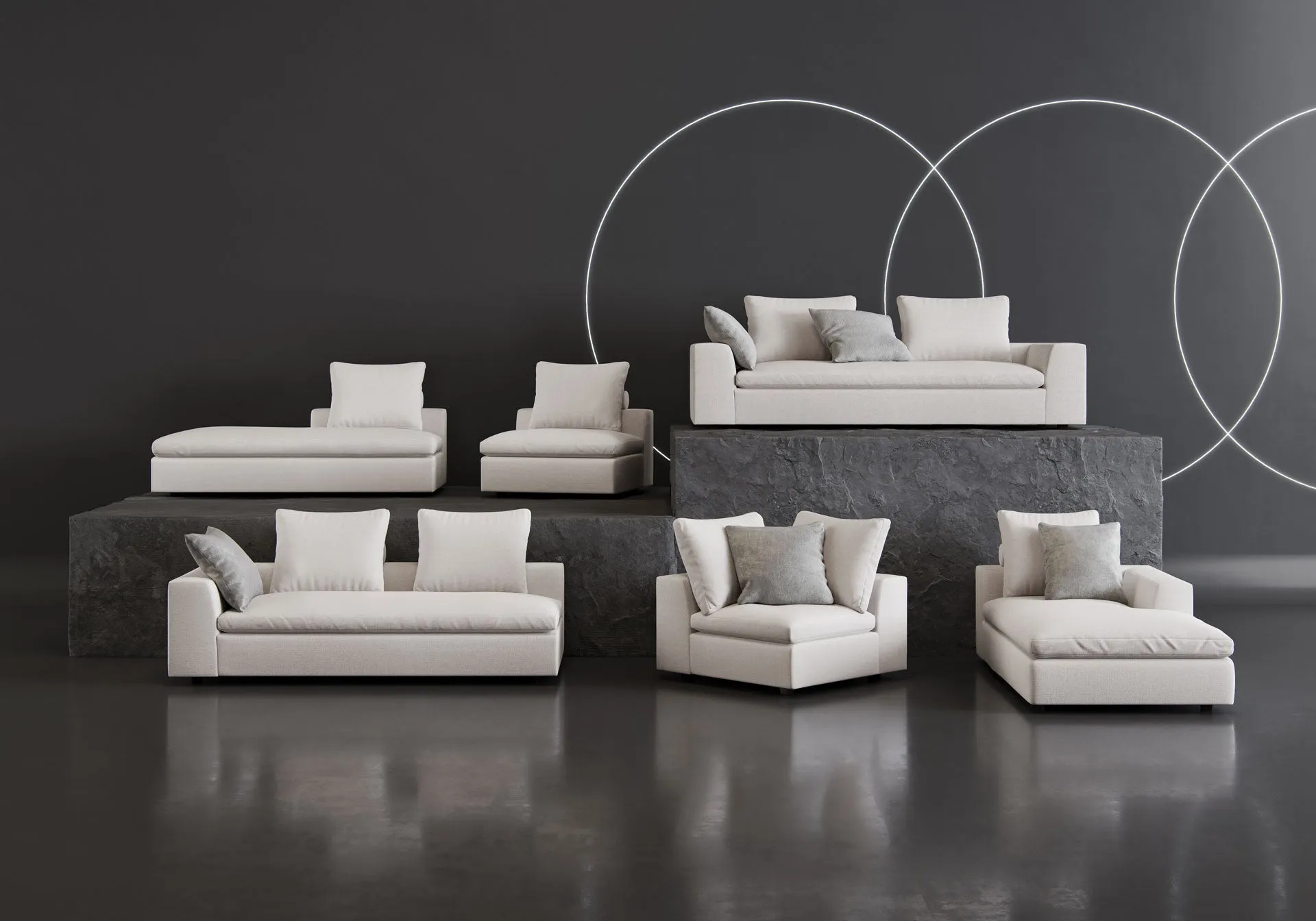 Lucerne Armless Chair