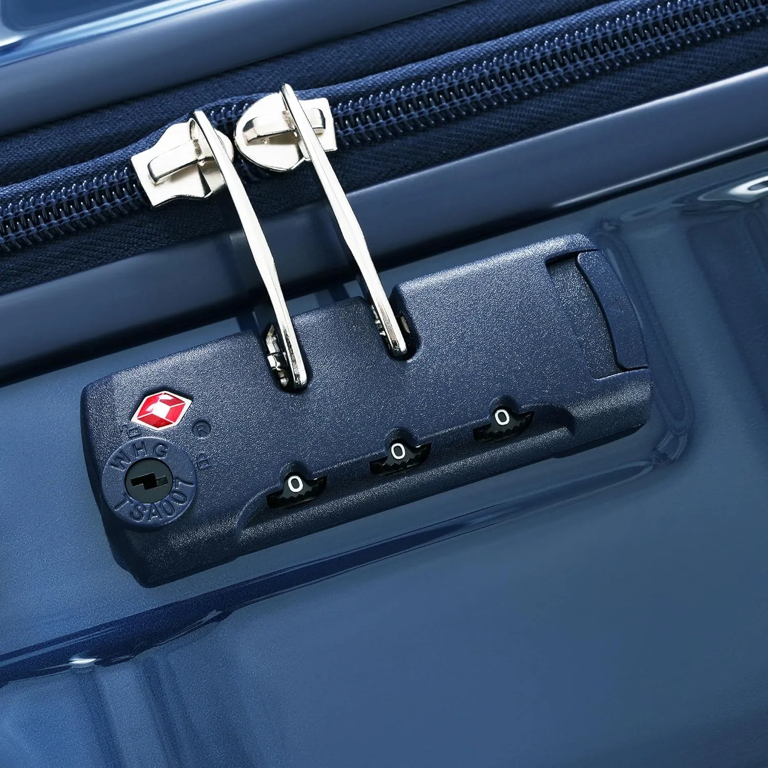 Merax Luggage Set of 3 with 20-inch Carry On USB Port Cup Holder ABS PC Hardshell Spinner Wheels TSA Approved Durable Expandable Suitcase for Travel Men Women (3, Gradient Blue, 20"  24"  28")
