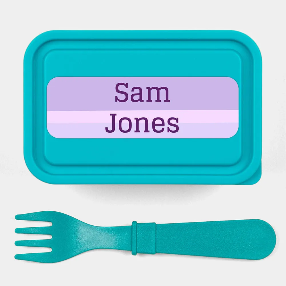 Ombre Large Rectangle Name Labels