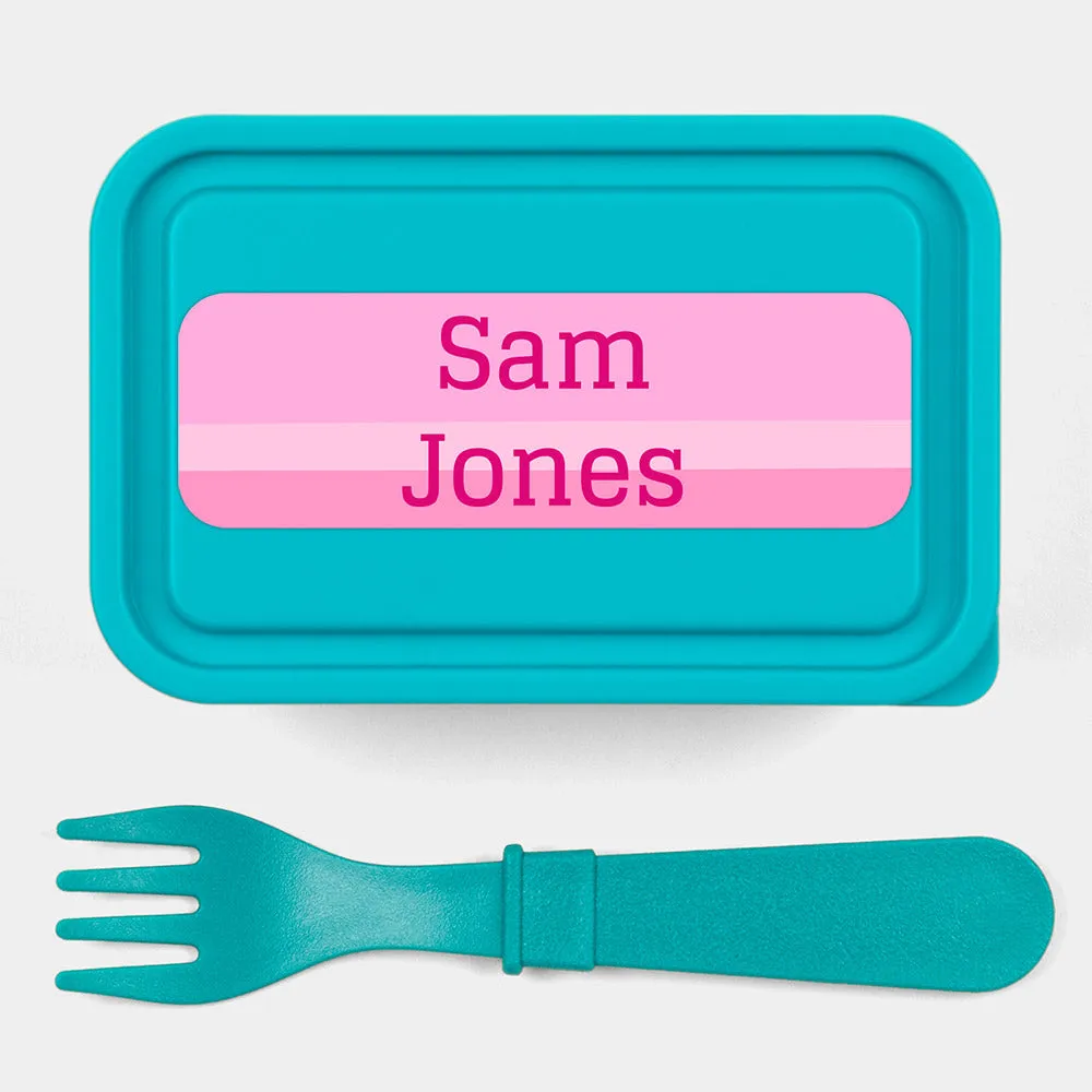 Ombre Large Rectangle Name Labels