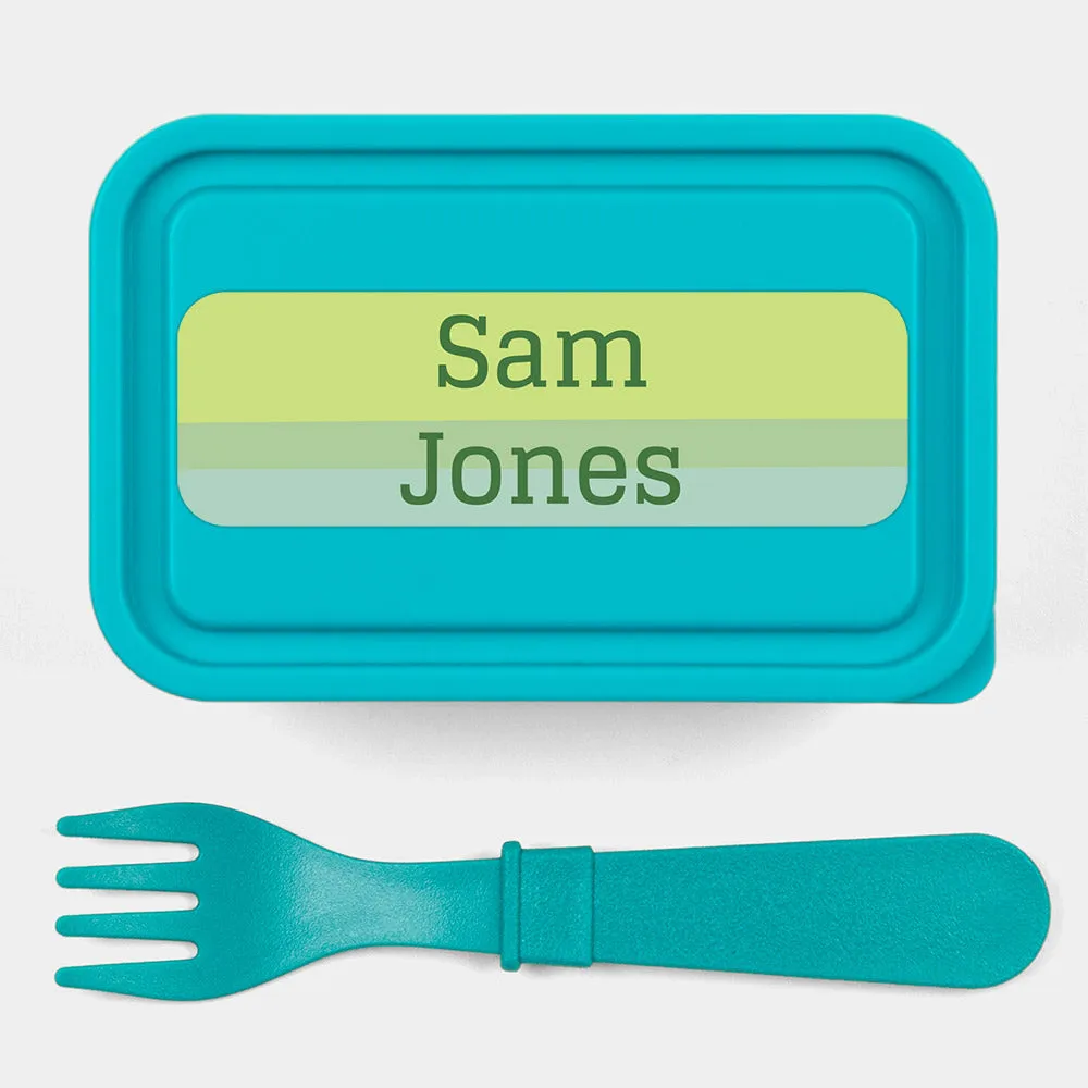 Ombre Large Rectangle Name Labels