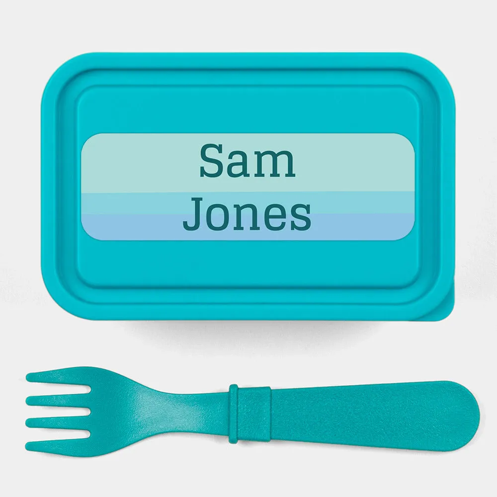 Ombre Large Rectangle Name Labels