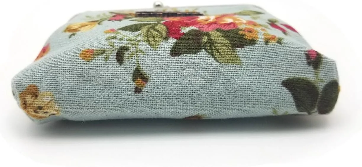 Patty Both Cute Classic Floral Exquisite Buckle Coin Purse