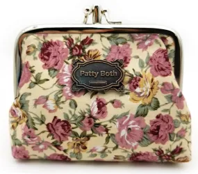 Patty Both Cute Classic Floral Exquisite Buckle Coin Purse
