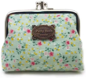 Patty Both Cute Classic Floral Exquisite Buckle Coin Purse