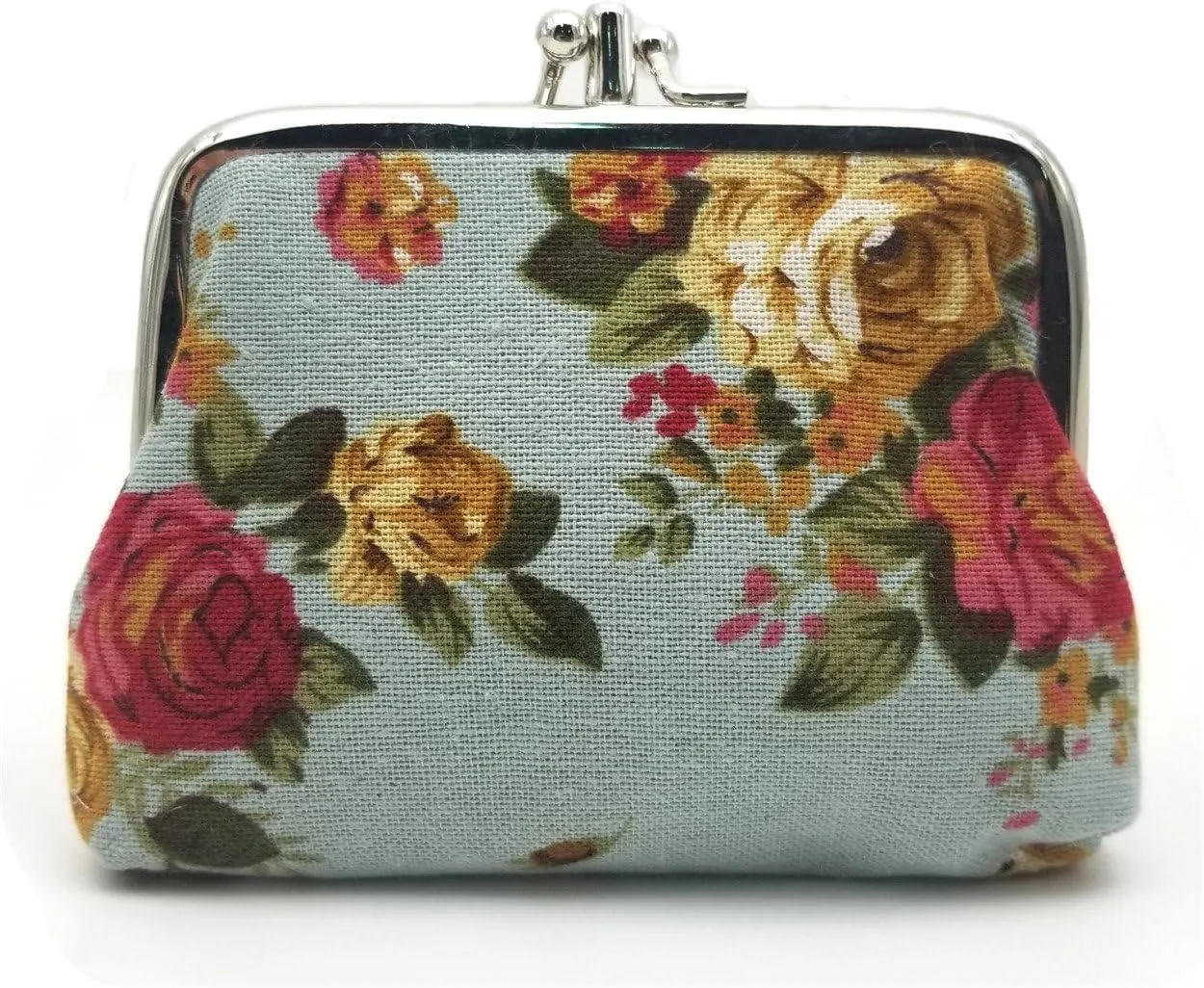 Patty Both Cute Classic Floral Exquisite Buckle Coin Purse