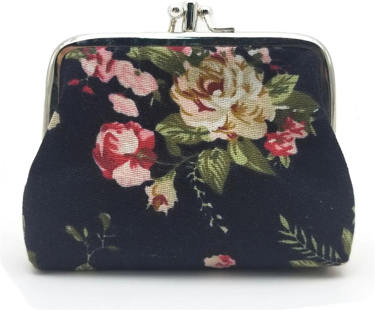 Patty Both Cute Classic Floral Exquisite Buckle Coin Purse
