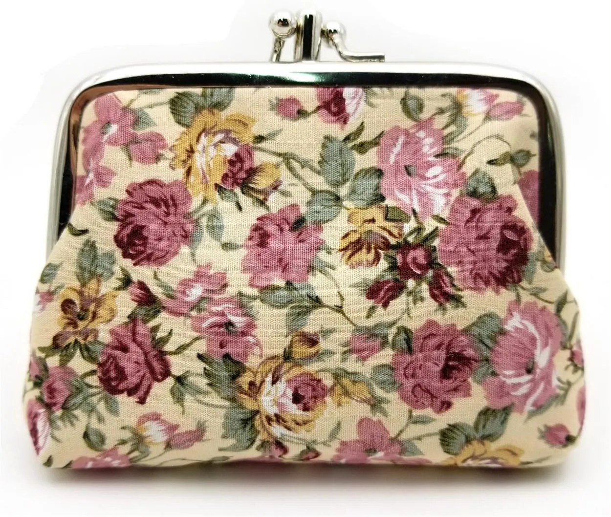 Patty Both Cute Classic Floral Exquisite Buckle Coin Purse