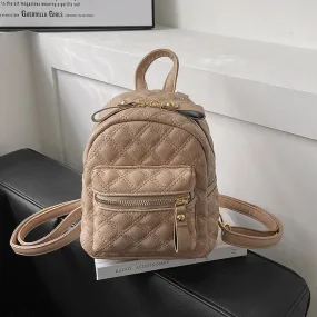Vvsha Mini Fashion Backpacks For Women Diamond Pattern Detachable Straps Soft PU Leather School Bag 2023 New Brands Crossbody Mochilas